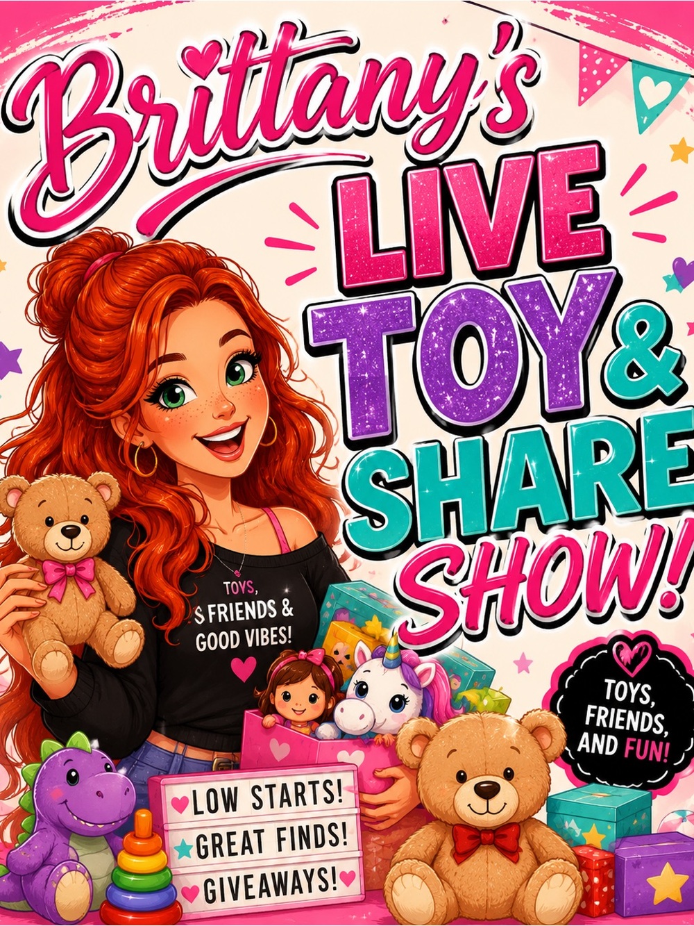 Live Toy Sale & Share Show 8.27.26